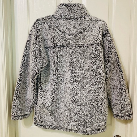 NFL Arizona Cardinals Gray Sherpa Quarter-Zip Cozy Lining Pullover Jacket Size S - Picture 7 of 11